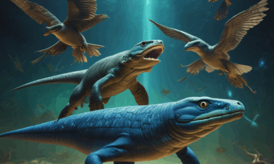 Animals with superpowers including electric eel, peregrine falcon, gecko and dragonfly showing extraordinary abilities