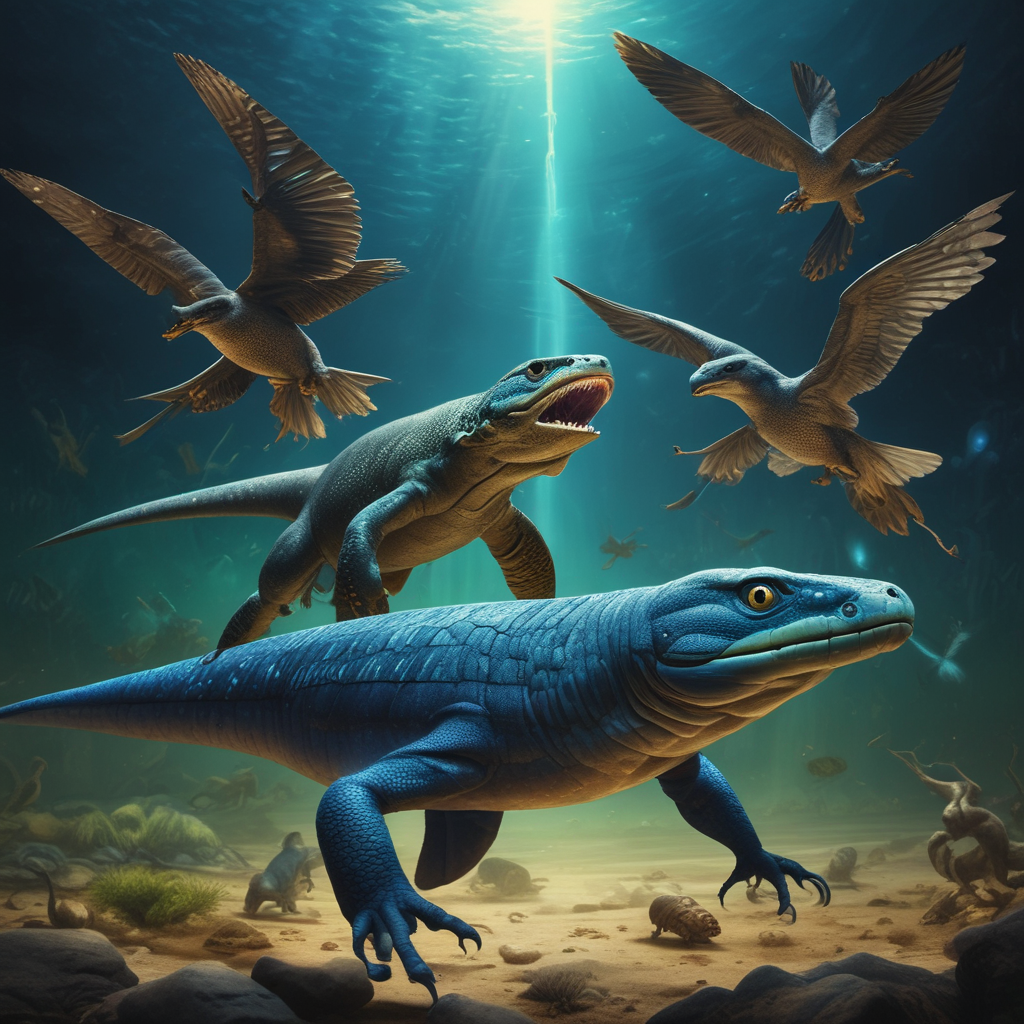 Animals with superpowers including electric eel, peregrine falcon, gecko and dragonfly showing extraordinary abilities