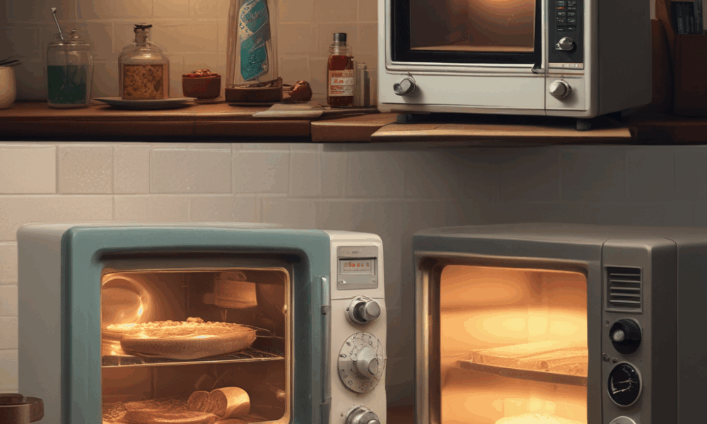 Famous accidental inventions including penicillin mold in laboratory dish and microwave oven with melted chocolate bar