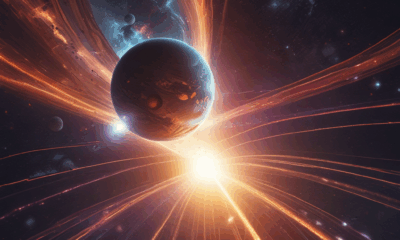 Solar system speed through universe visualization showing planets racing through space faster than predicted by scientists