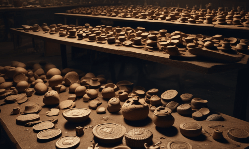 Ancient cultural artifacts showing stolen treasures in 6 billion dollar trafficking network