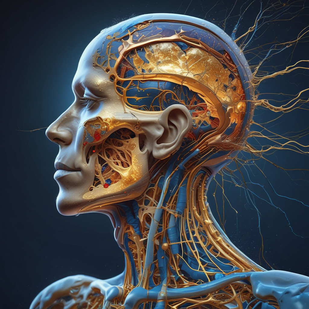 Human hair containing gold traces showing precious metals hidden inside body