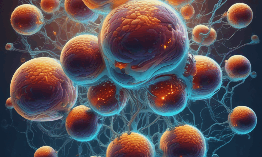 Fat cells adipokines showing communication network between body organs and brain