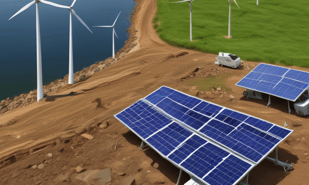 enewable energy installation demonstrating ecosystem disruption from clean energy