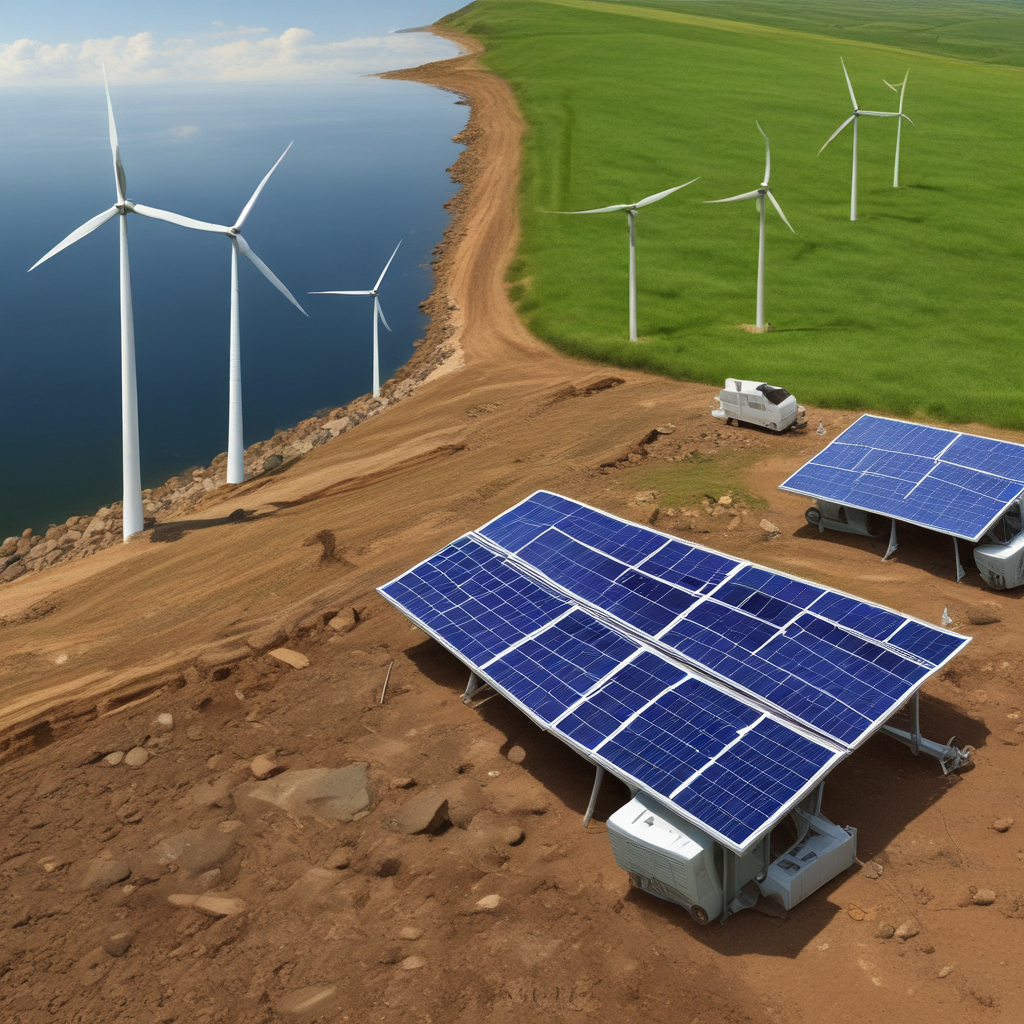 enewable energy installation demonstrating ecosystem disruption from clean energy