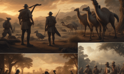 Ancient warfare scene showing unconventional military conflicts throughout history