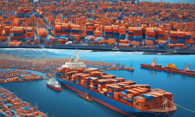 Visual comparison of global trade integration versus deglobalization showing shipping