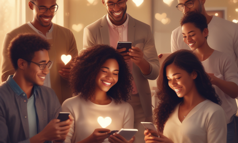 Diverse people connected through digital fan culture psychology showing emotional