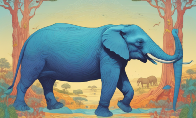 Multiple animals including whales, elephants and birds showing animal communication