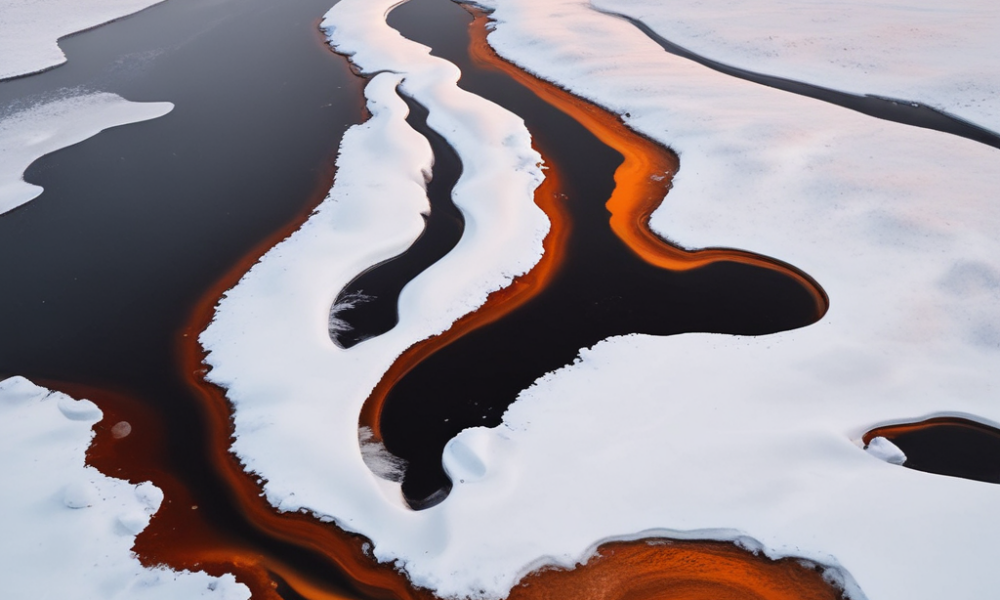 Arctic rivers turning orange due to climate change and permafrost