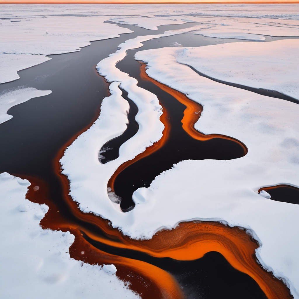 Arctic rivers turning orange due to climate change and permafrost