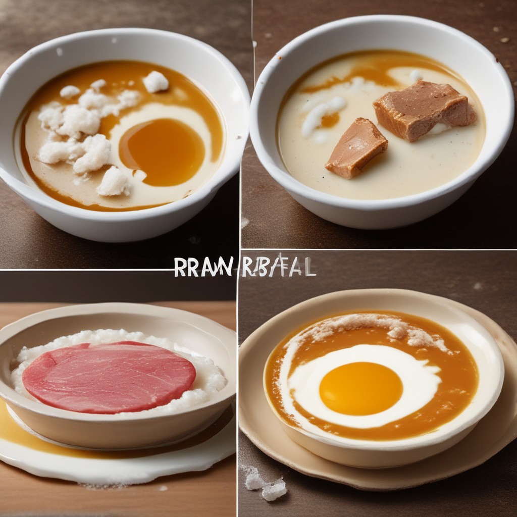 Cooking Chemistry: Food Transformations in Action | Fact&Fun Kitchen ingredients showing cooking chemistry transformations from raw to cooked