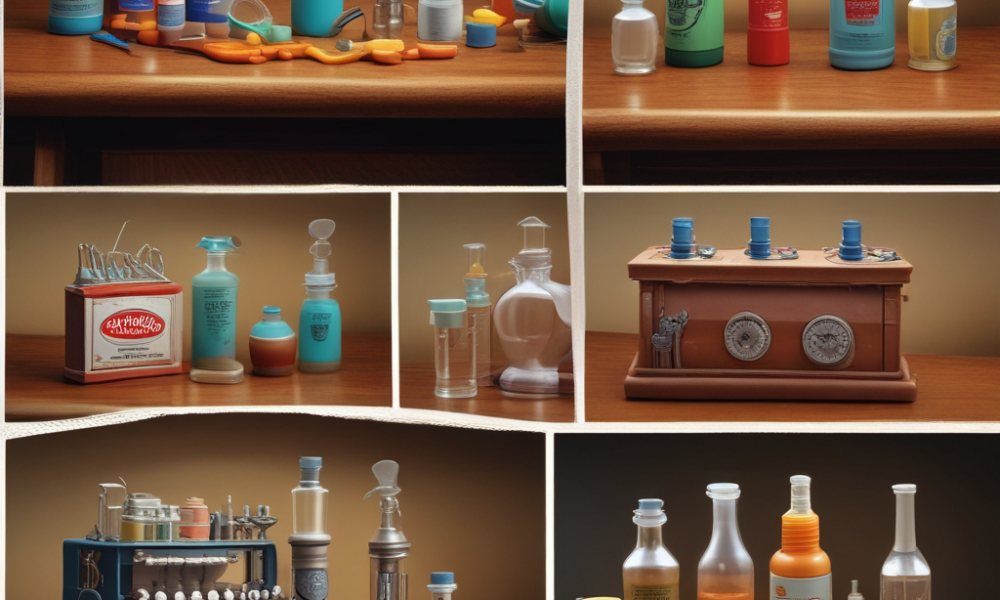 Famous accidental inventions including Play-Doh, Liquid Paper, and scientific equipment