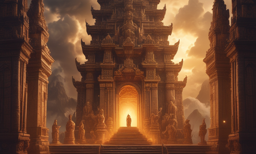 Ancient weather gods deception revealed showing hidden machinery behind temple