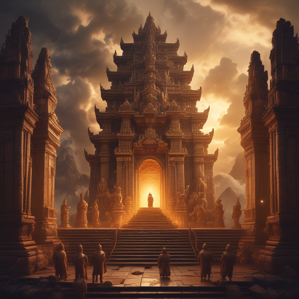 Ancient weather gods deception revealed showing hidden machinery behind temple