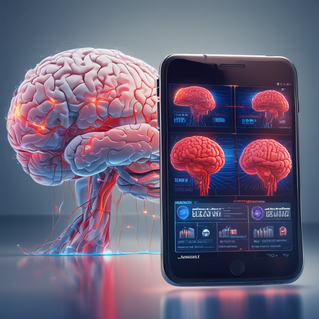 Brain scan showing dopamine pathways activated by breaking news psychology