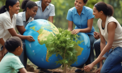 Diverse women leading environmental solutions and climate action through empowerment