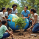 Diverse women leading environmental solutions and climate action through empowerment