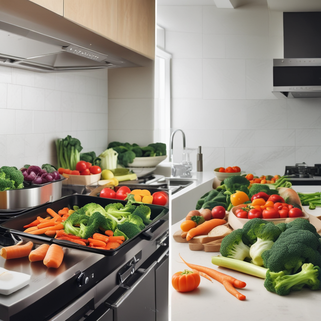 Comparison of fresh vegetables and different cooking methods nutrition techniques