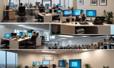 COVID-19 work from home revolution showing traditional office versus modern