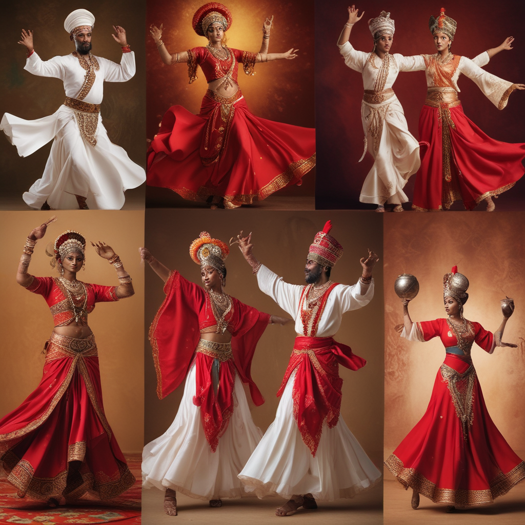 Traditional dance performers from various cultures showing cultural meaning through