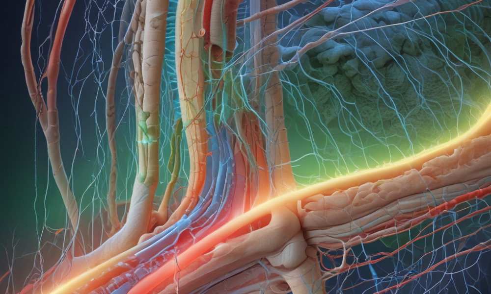 Human reflex arc diagram showing spinal cord nerve pathways for