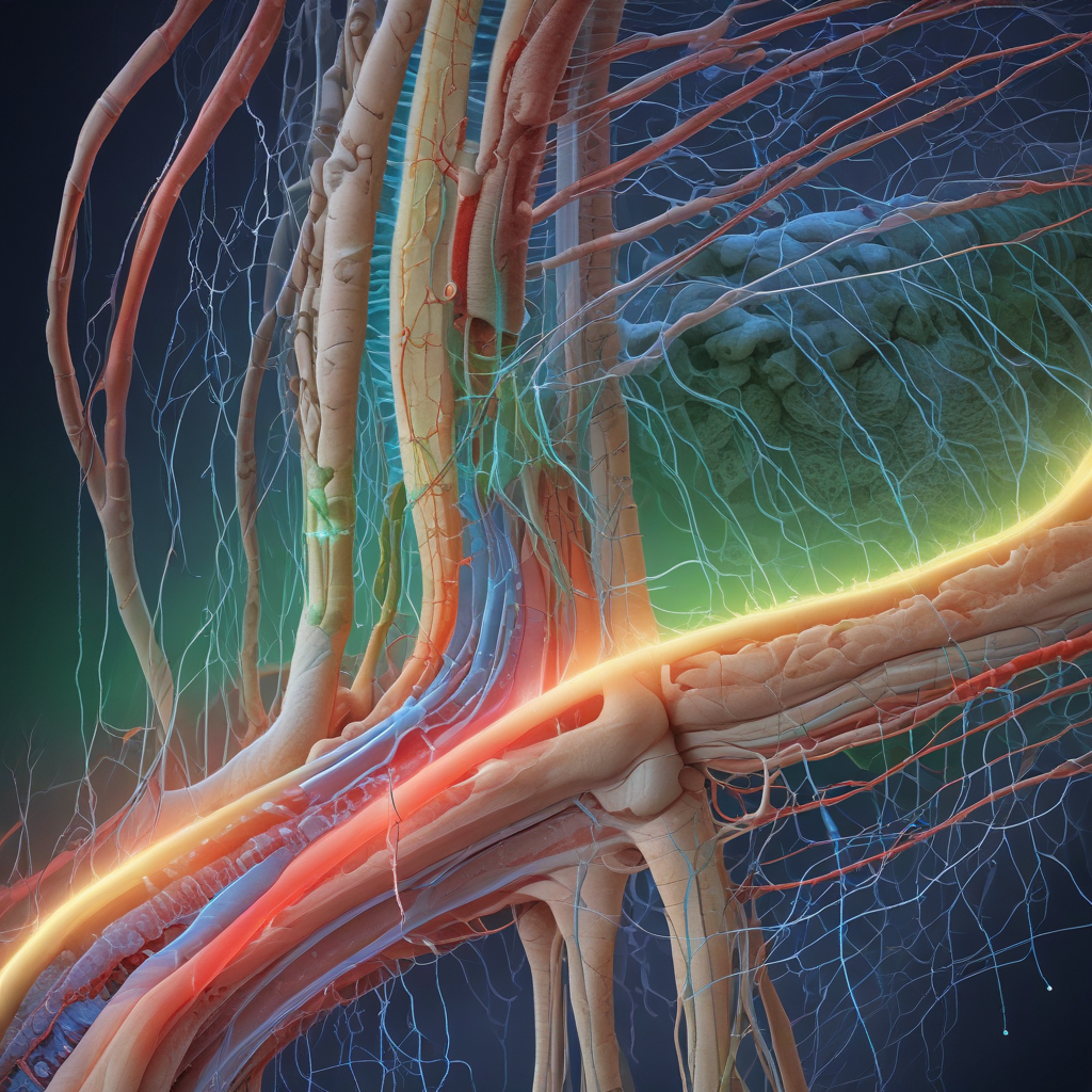 Human reflex arc diagram showing spinal cord nerve pathways for