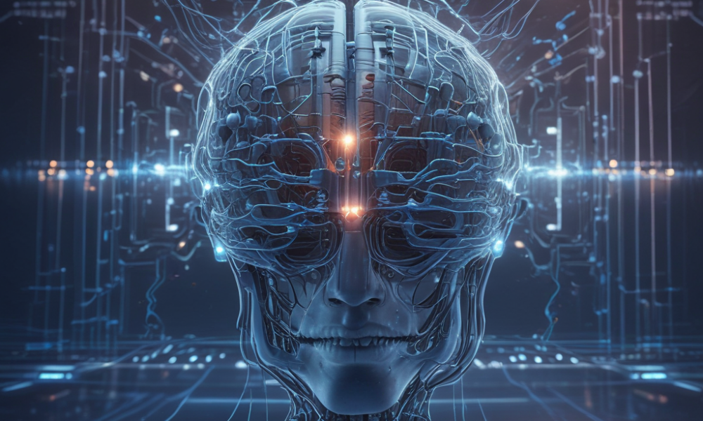 AI memory breakthrough visualization showing interconnected neural pathways and data