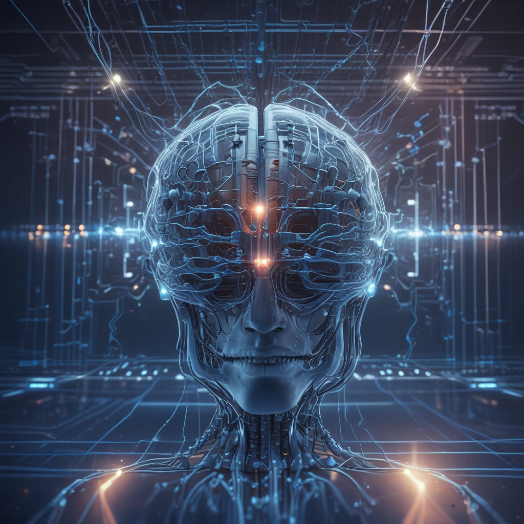 AI memory breakthrough visualization showing interconnected neural pathways and data