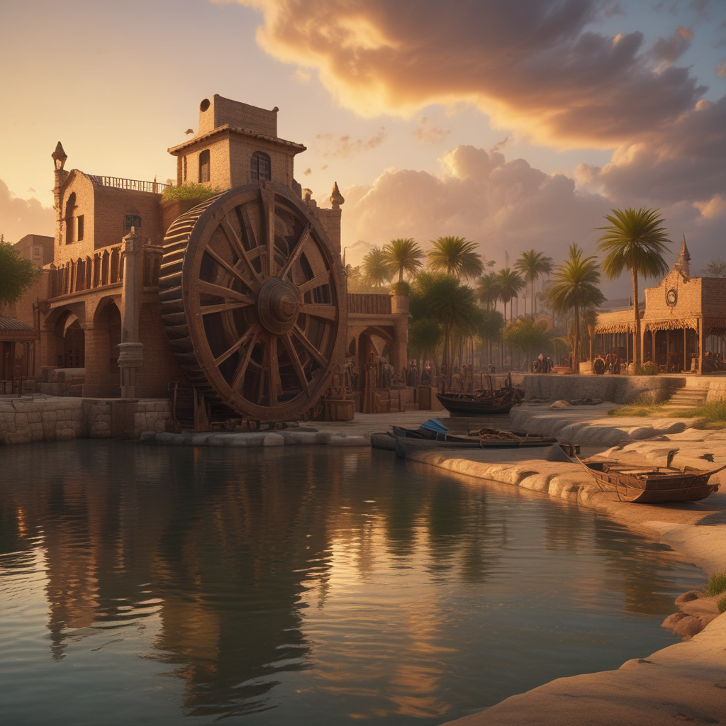 Medieval Islamic Tide Mill Engineering Innovation | Fact&Fun Medieval Islamic tide mill from 990 CE Basra showing revolutionary
