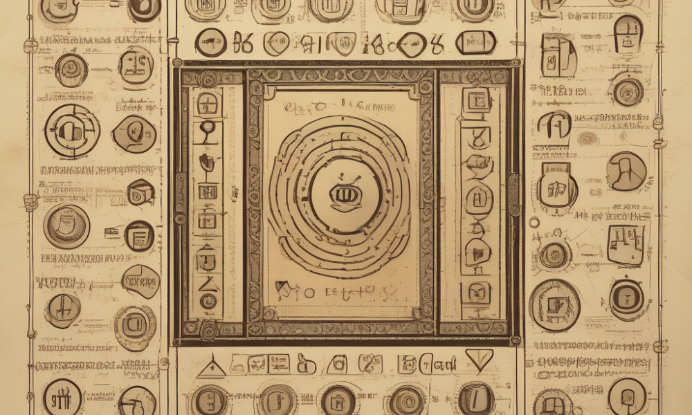 Evolution of symbol origins from medieval @ symbol to modern