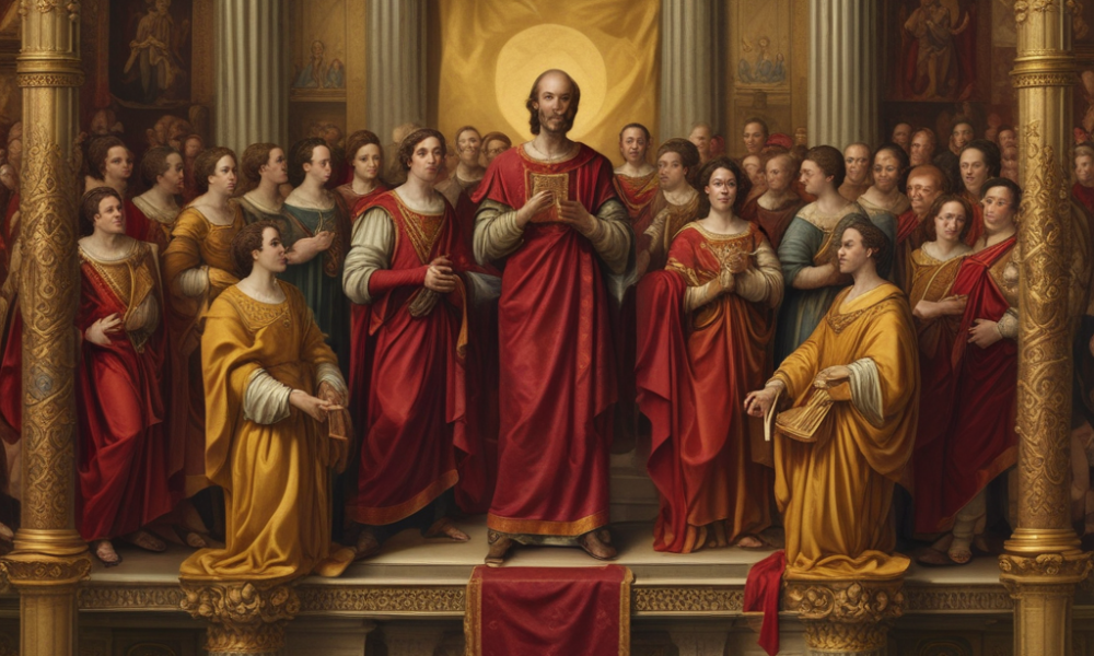 Shakespeare Julius Caesar play scene versus real Roman history showing