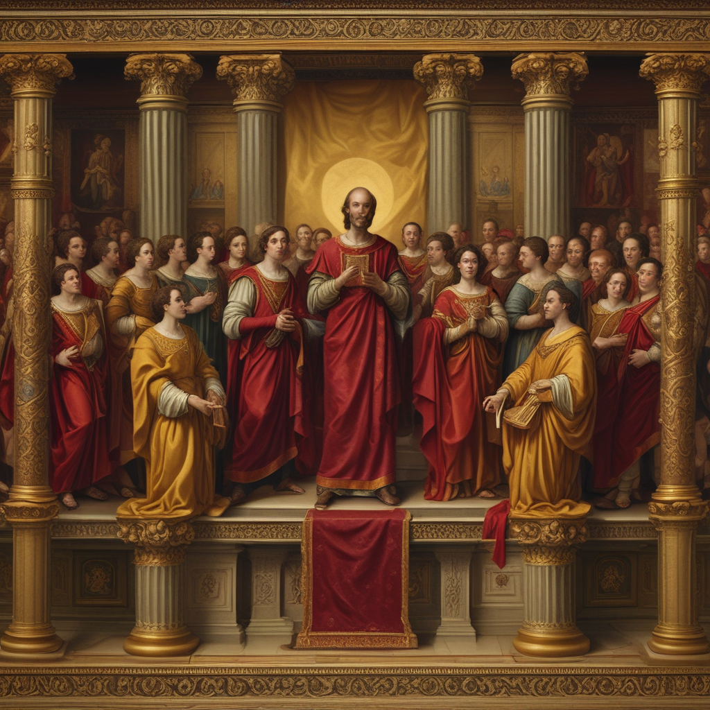 Shakespeare Julius Caesar play scene versus real Roman history showing