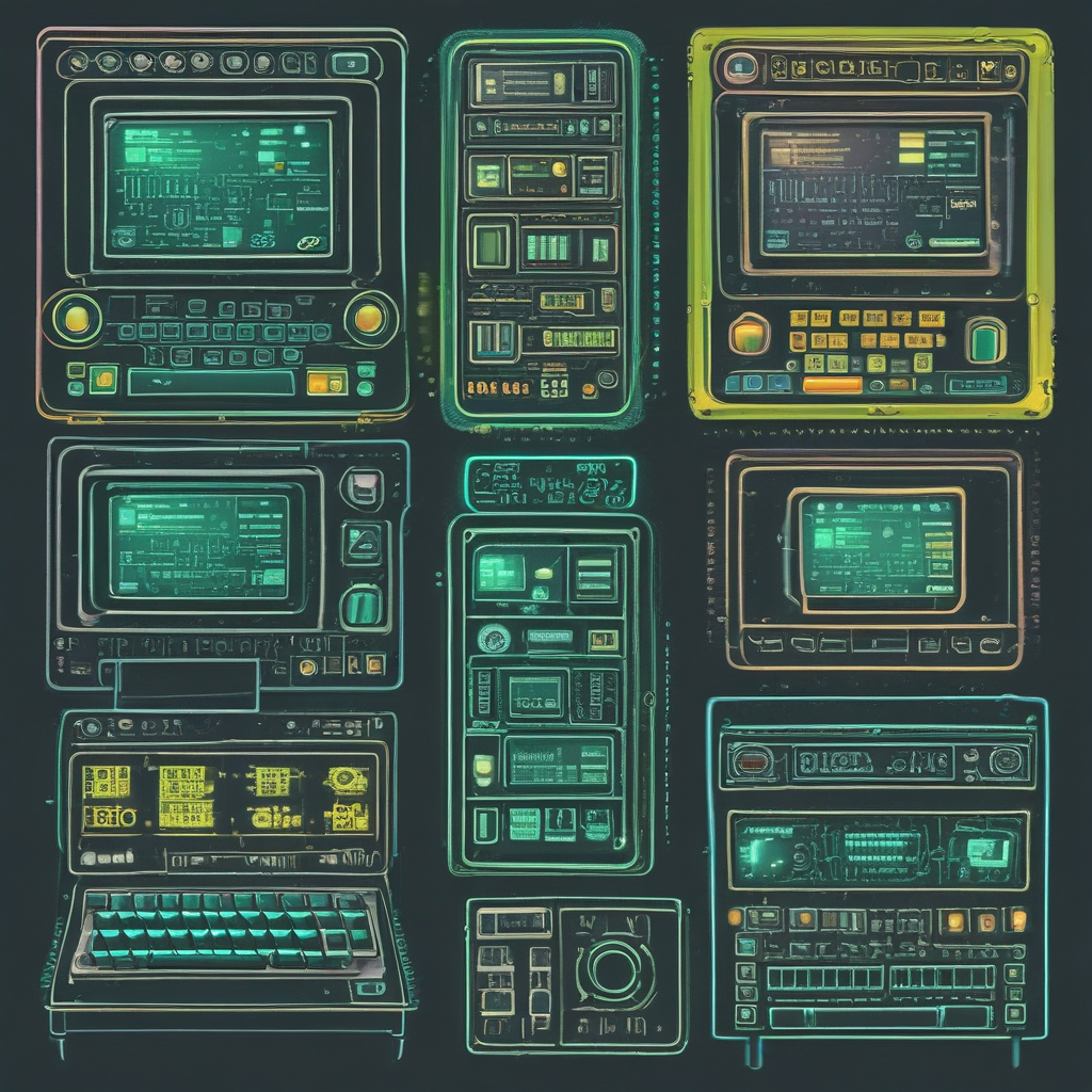 Evolution of emoticon culture from ASCII art on vintage computers