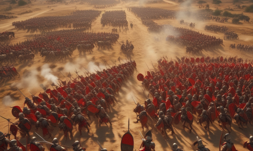 Hannibal military tactics double envelopment formation at Battle of Cannae