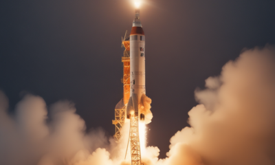 Titan IIIB rocket launching classified spy satellites from Vandenberg Air