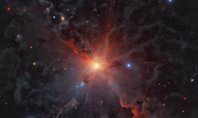 Little red dots space telescope image from James Webb showing